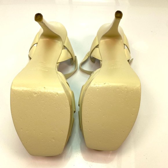 🌷❤️‍🔥FINAL SALE 🔥 NO OFFERS🌷💥Saint Laurent Tribute Patent Sandal 40.5 - Picture 10 of 11